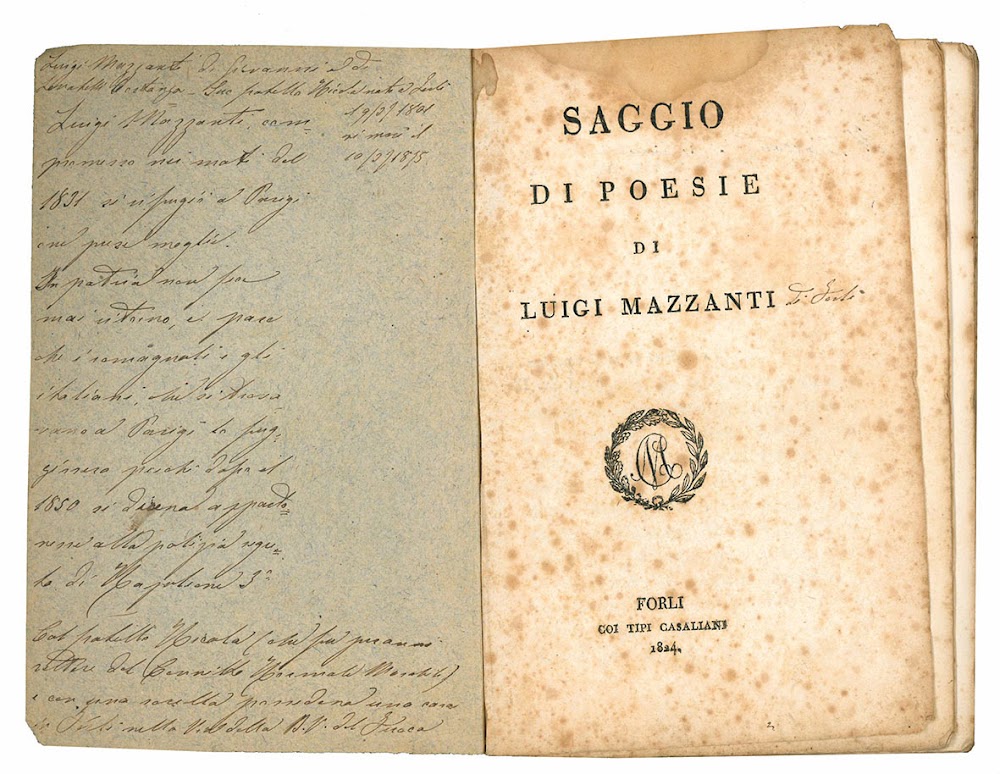Saggio di poesie di Luigi Mazzanti