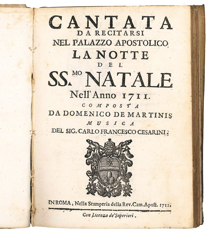 Sammelband of eight rare sacred cantatas and oratorios printed in …