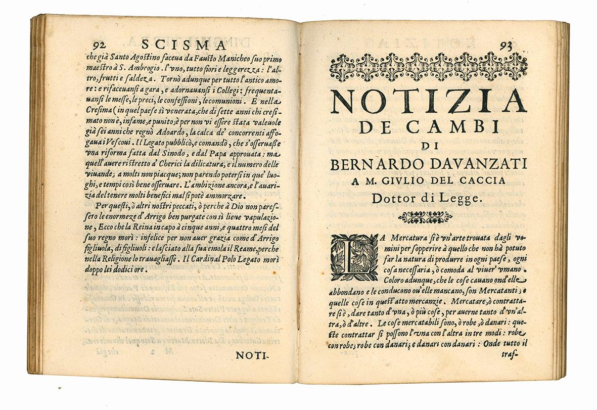 Scisma d'Inghilterra con altre operette del sig. Bernardo Dauanzati al …
