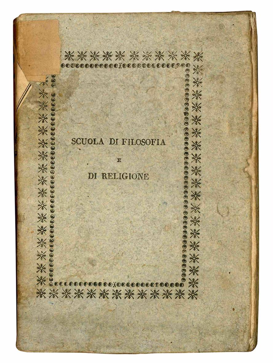 Scuola di filosofia e di religione e metodo d'insegnarla proposto …