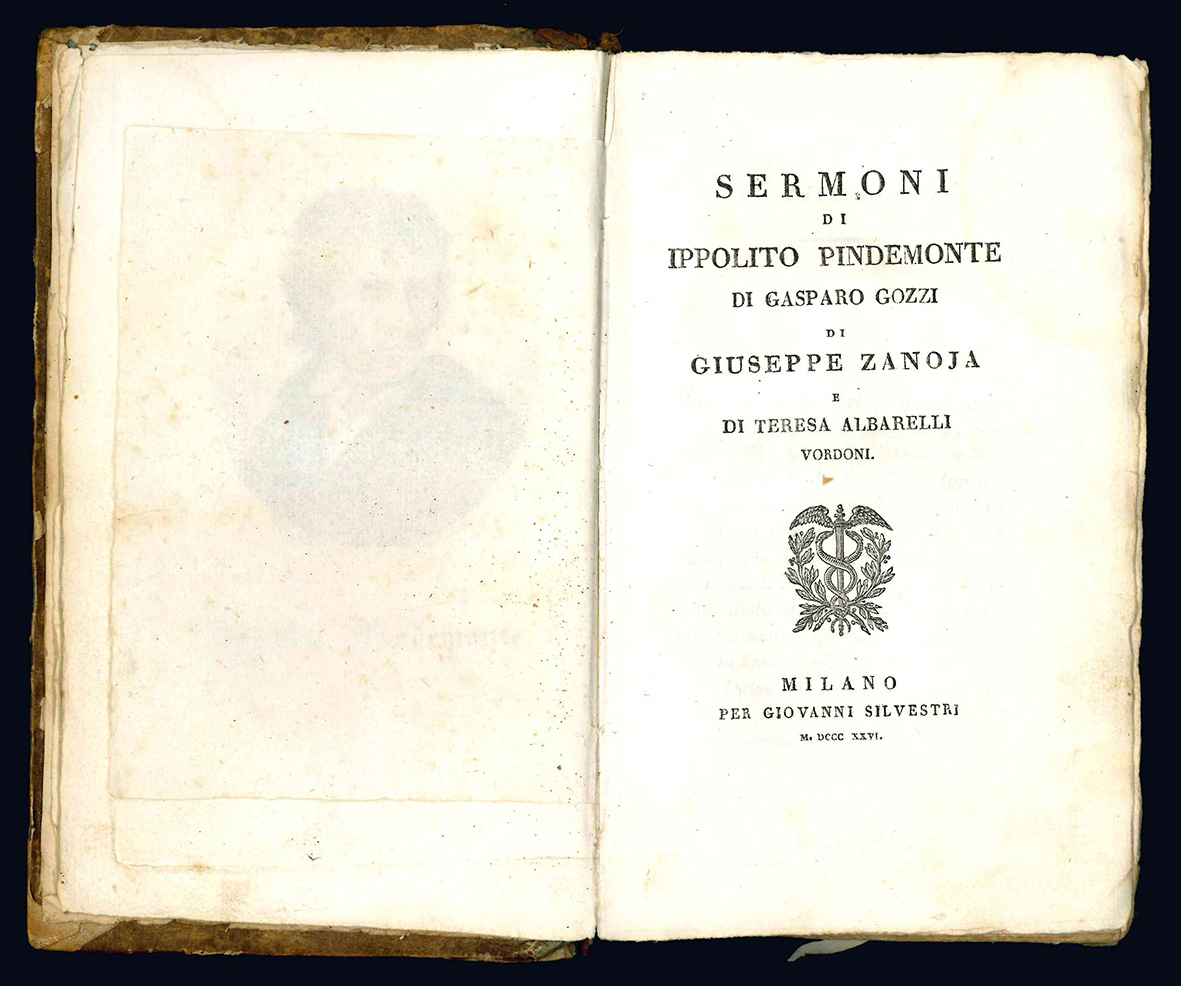 Sermoni di Ippolito Pindemonte, di Gasparo Gozzi, di Giuseppe Zanoja …