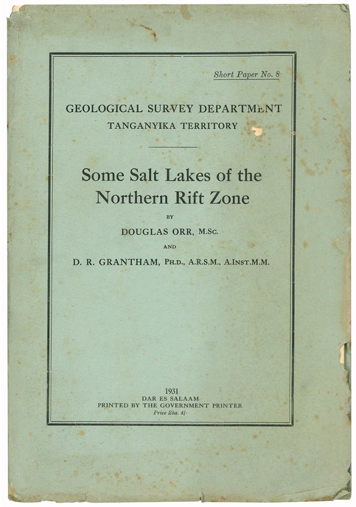 Some Salt Lakes of the Northern Rift Zone.