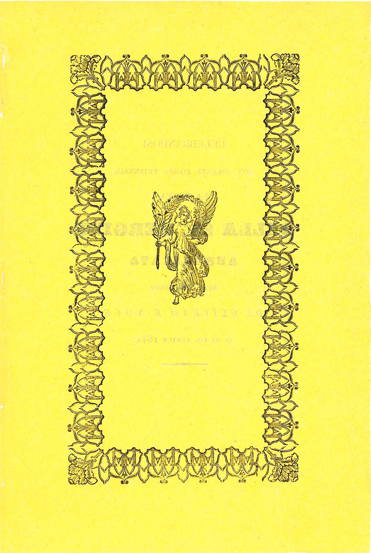 Sonetto dedicato dai festajuoli al merito impareggiabile dei signori Temistocle …