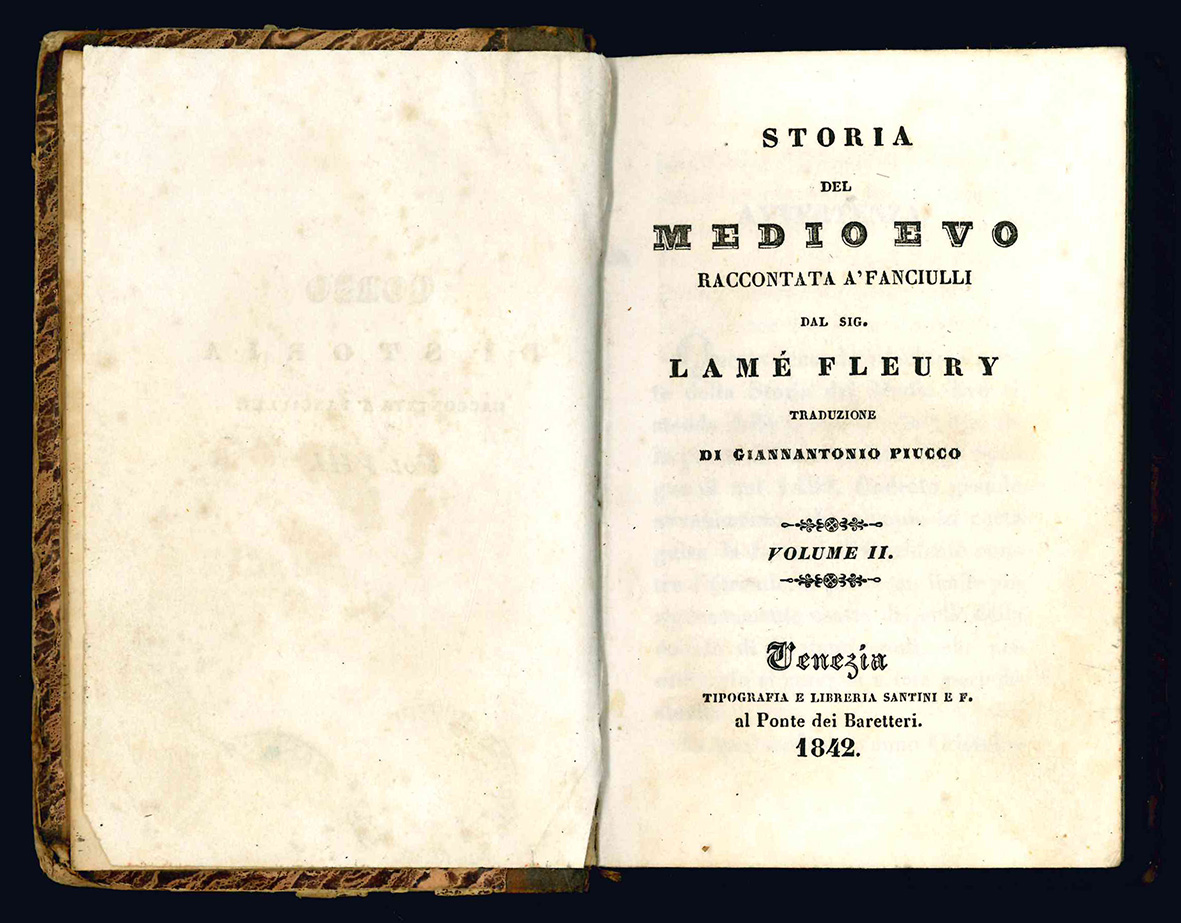 Storia del Medio Evo raccontata a' fanciulli. Volume I [-II].
