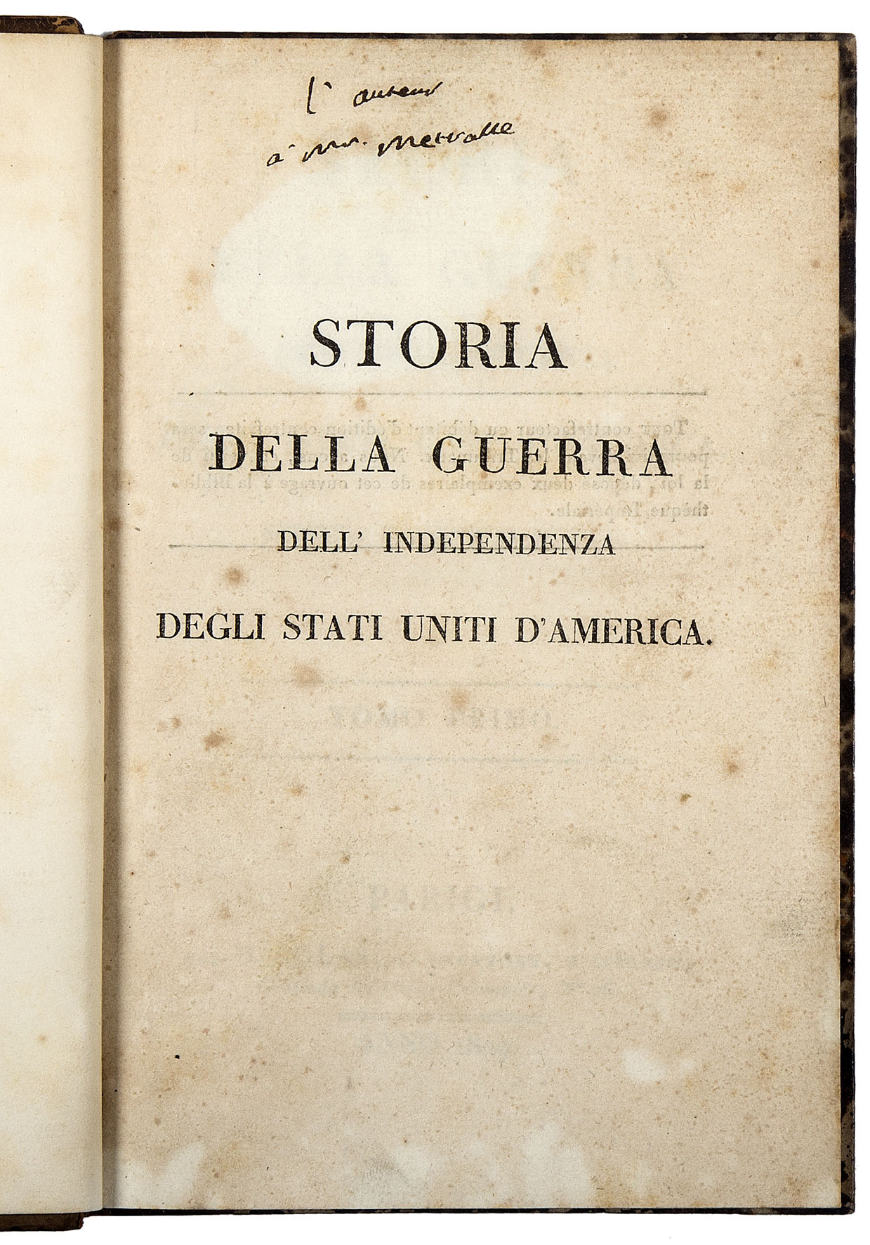 Storia della guerra dell'indipendenza degli Stati Uniti d'America