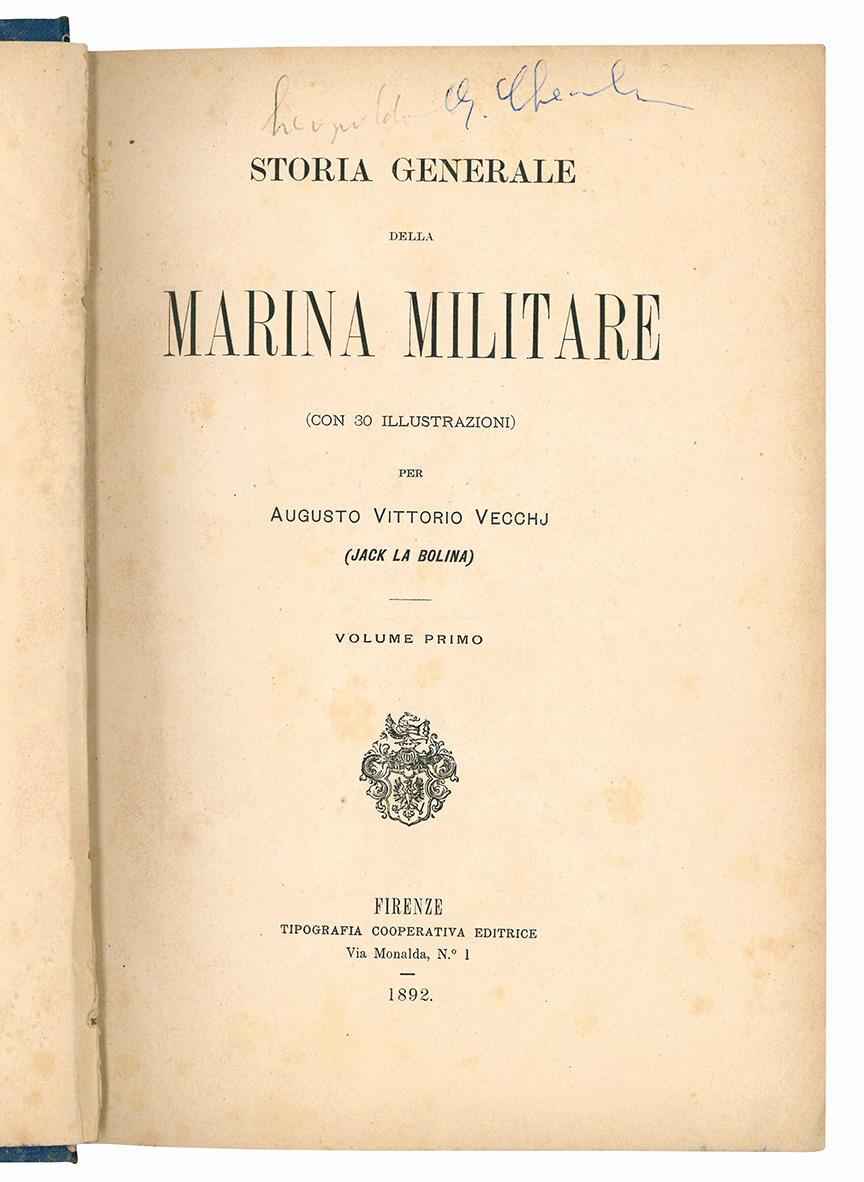 Storia generale della marina militare (con 30 illustrazioni) per Augusto …