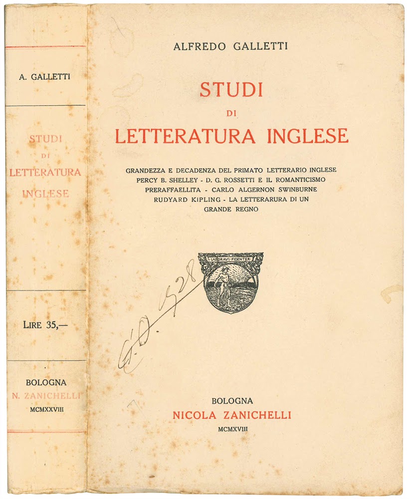 Studi di letteratura inglese. Grandezza e decadenza del primato letterario …