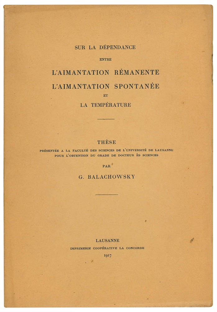 Sur la dépendance entre l'aimantation rémanente, l'aimantation spontanée et la …