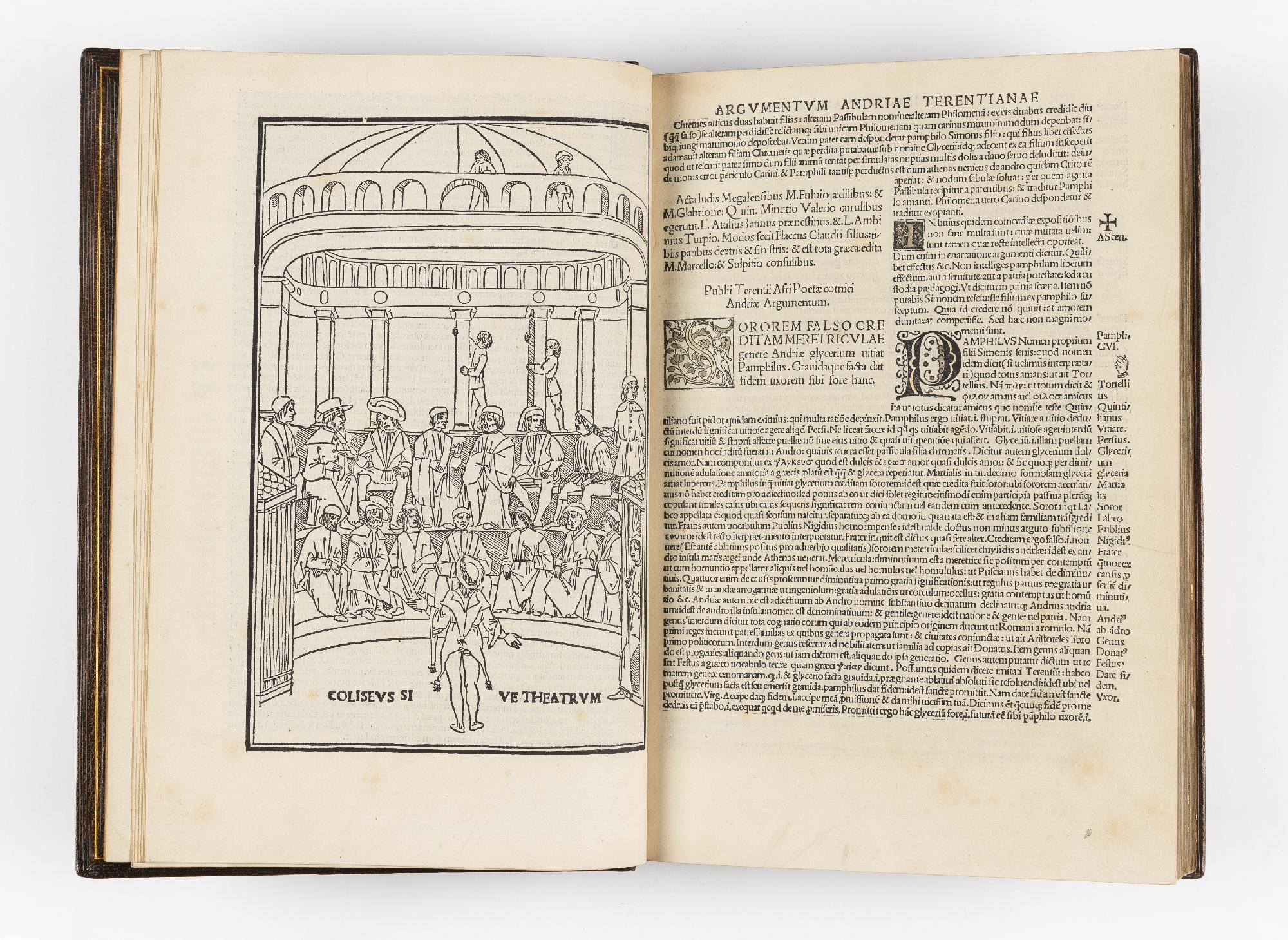 Terentius cum quinque commentis: videlicet Donati: Guidonis: Calphur. Ascensii &amp; …