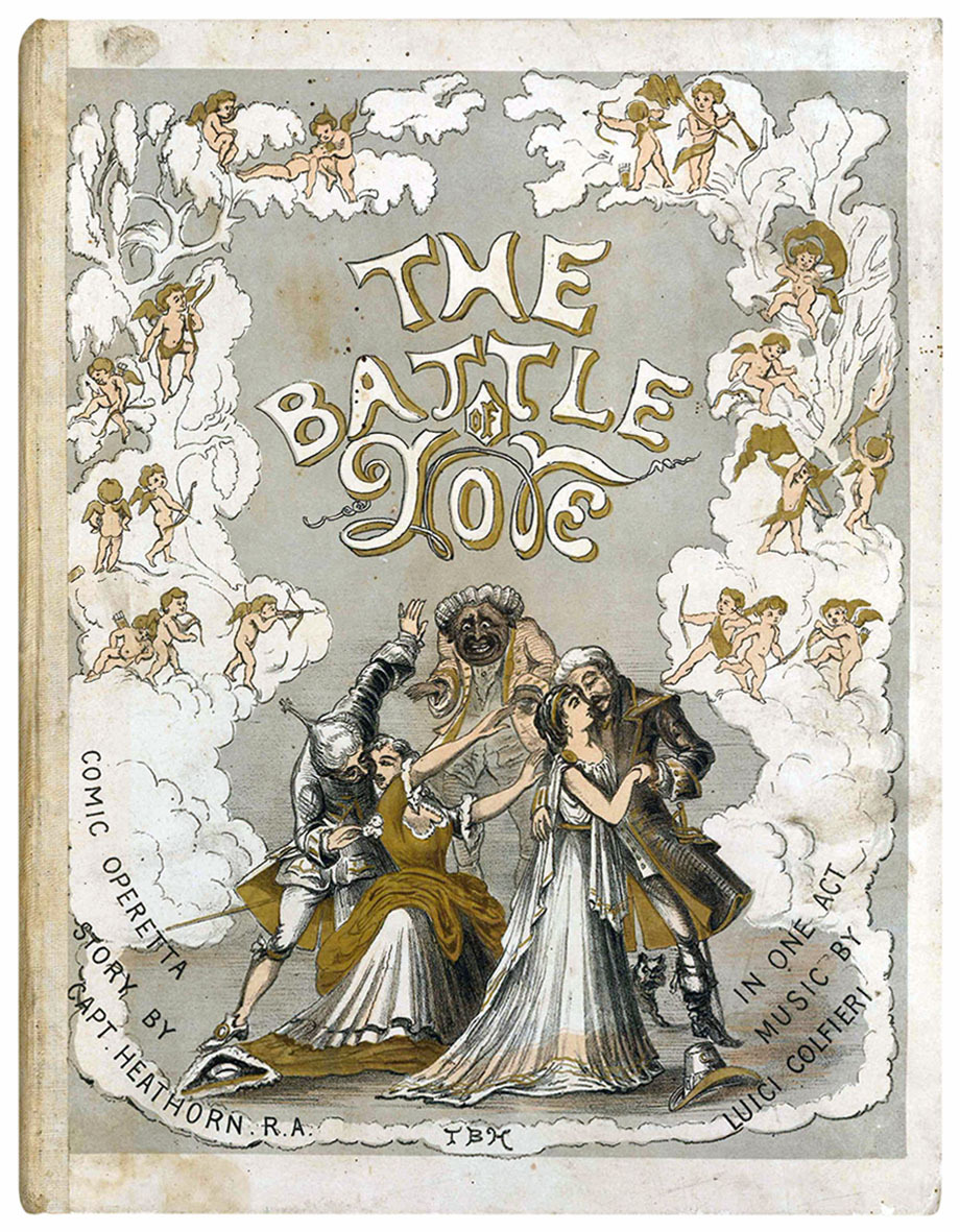 The battle of love. Operetta in one act.