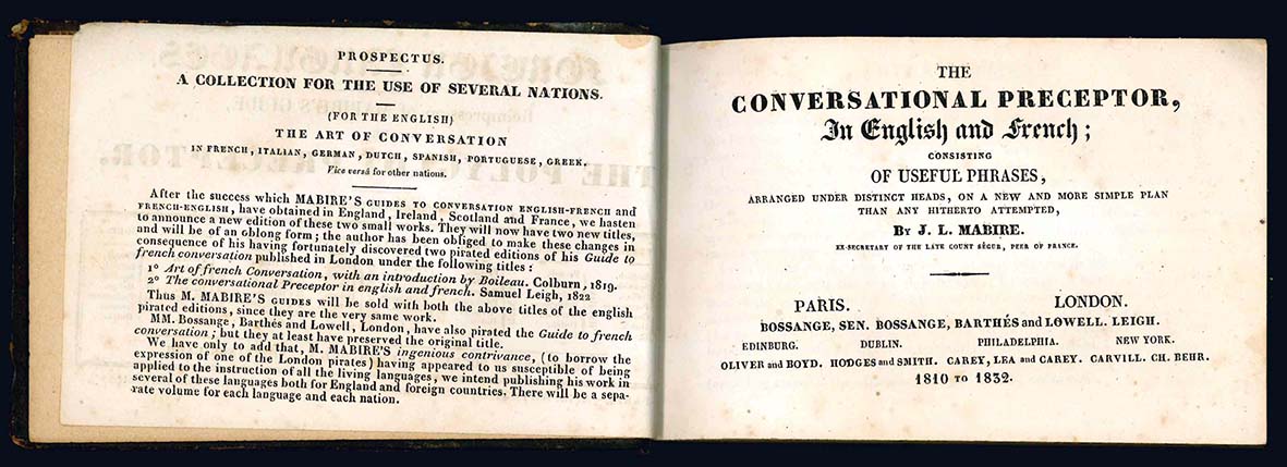 The conversational preceptor, in English and French; consisting of useful …