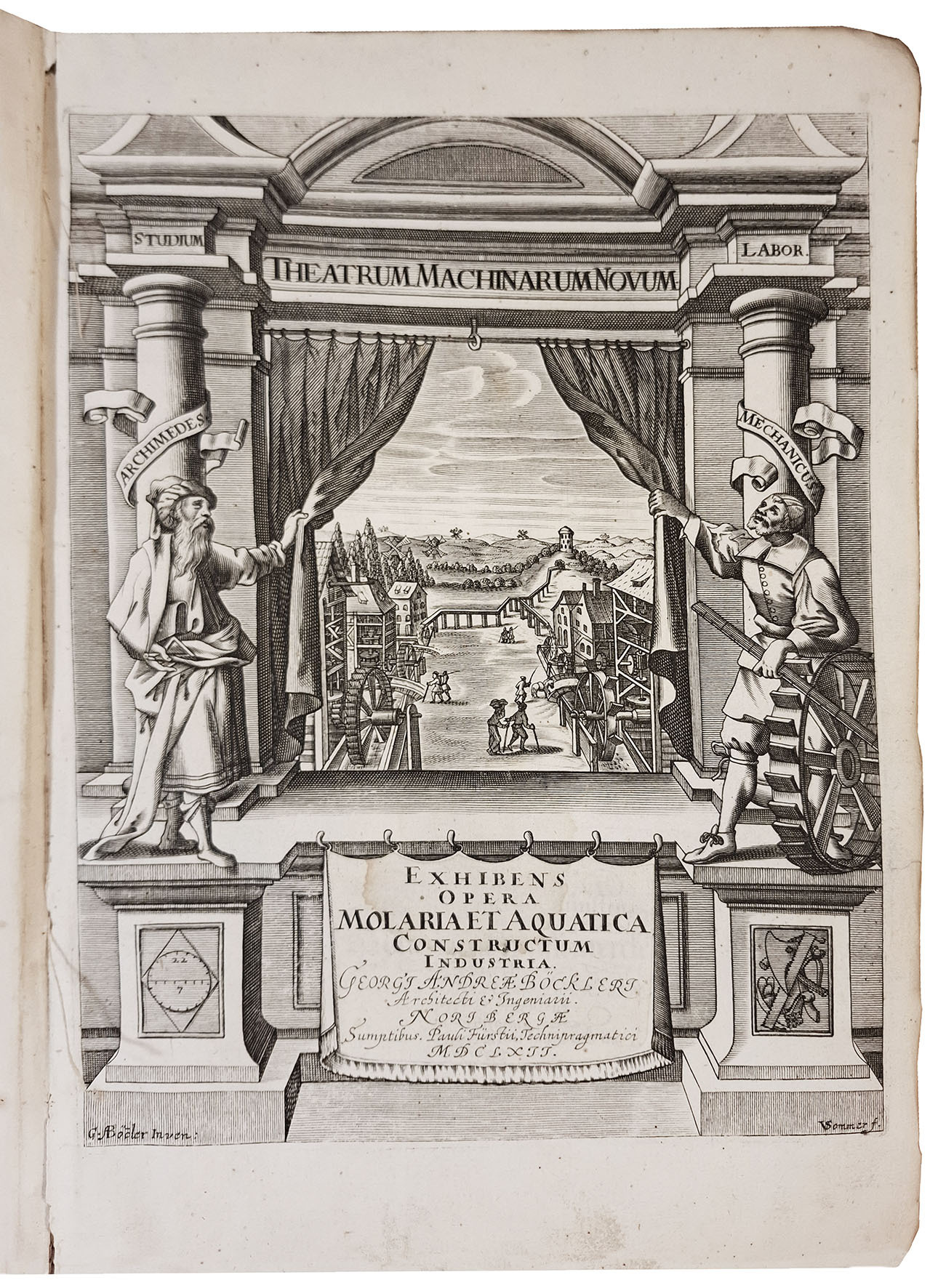 Theatrum machinarum novum, exhibens aquarias, alatas, iumentarias, manuarias; pedibus, ac …