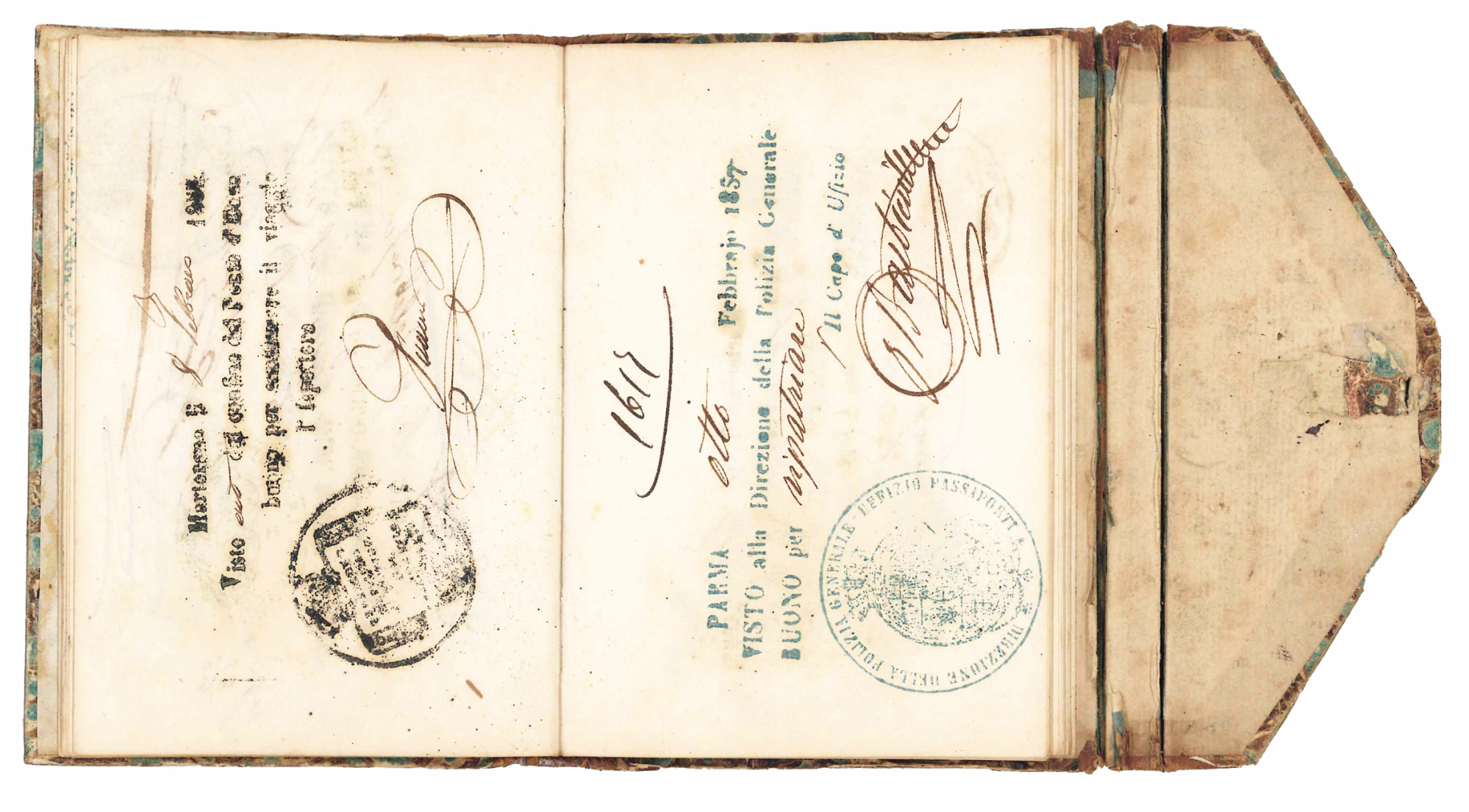 timbrato dell'Ing. F. Modena. 1856-1857