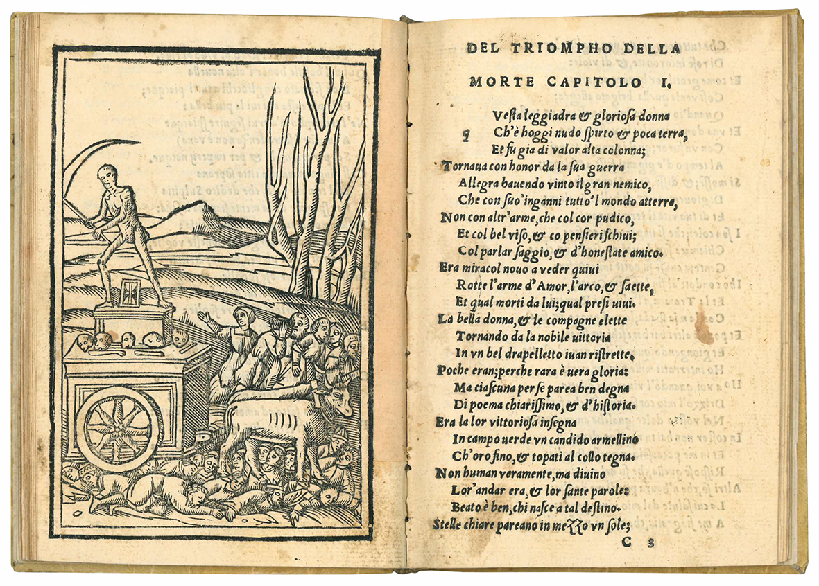 Triomphi di m. Francesco Petrarcha. Nuouamente stampati et con somma …