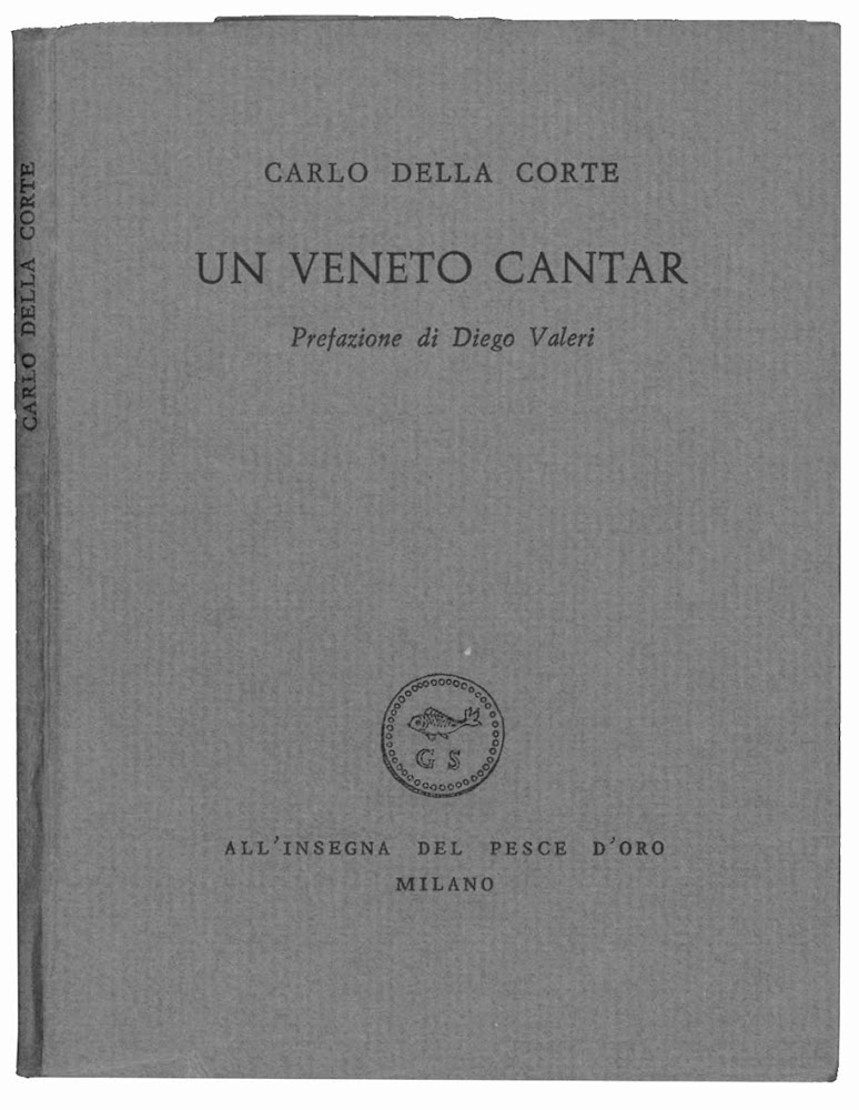 Un veneto cantar. Prefazione di Diego Valeri.