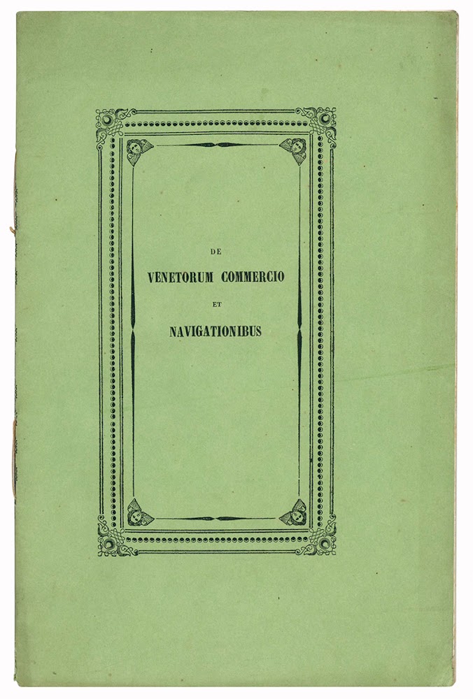 Venetorum commercium et navigationes plurimae utilitati scientiis litteris et artibus …