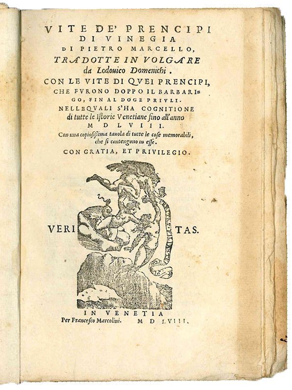 Vite de' prencipi di Vinegia di Pietro Marcello, tradotte in …
