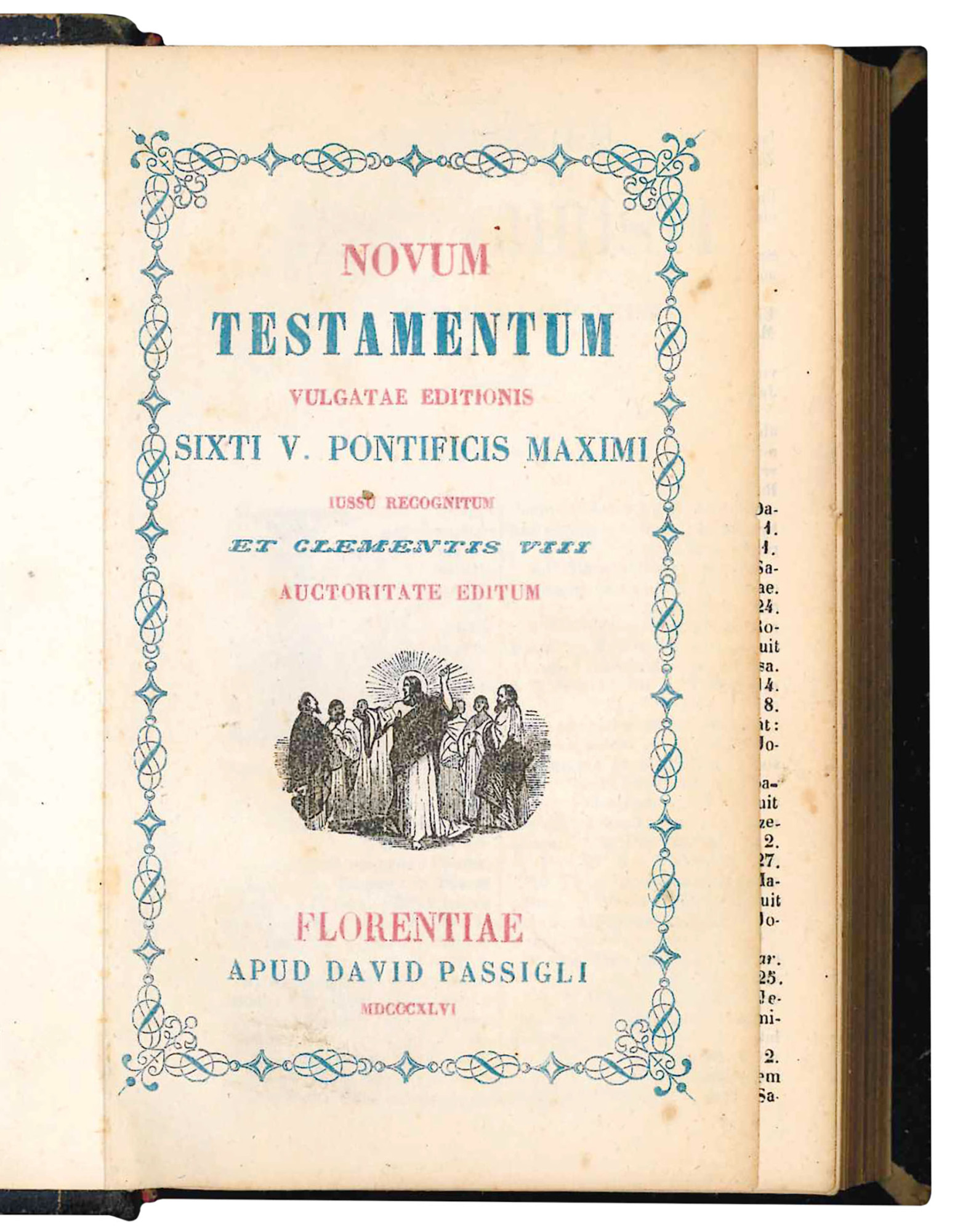 Vulgatae Editionis Sixti V. Pontificis Maximi Iussu Recognitum et Clementis …
