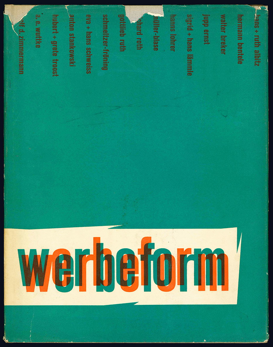 Werbeform 1954.