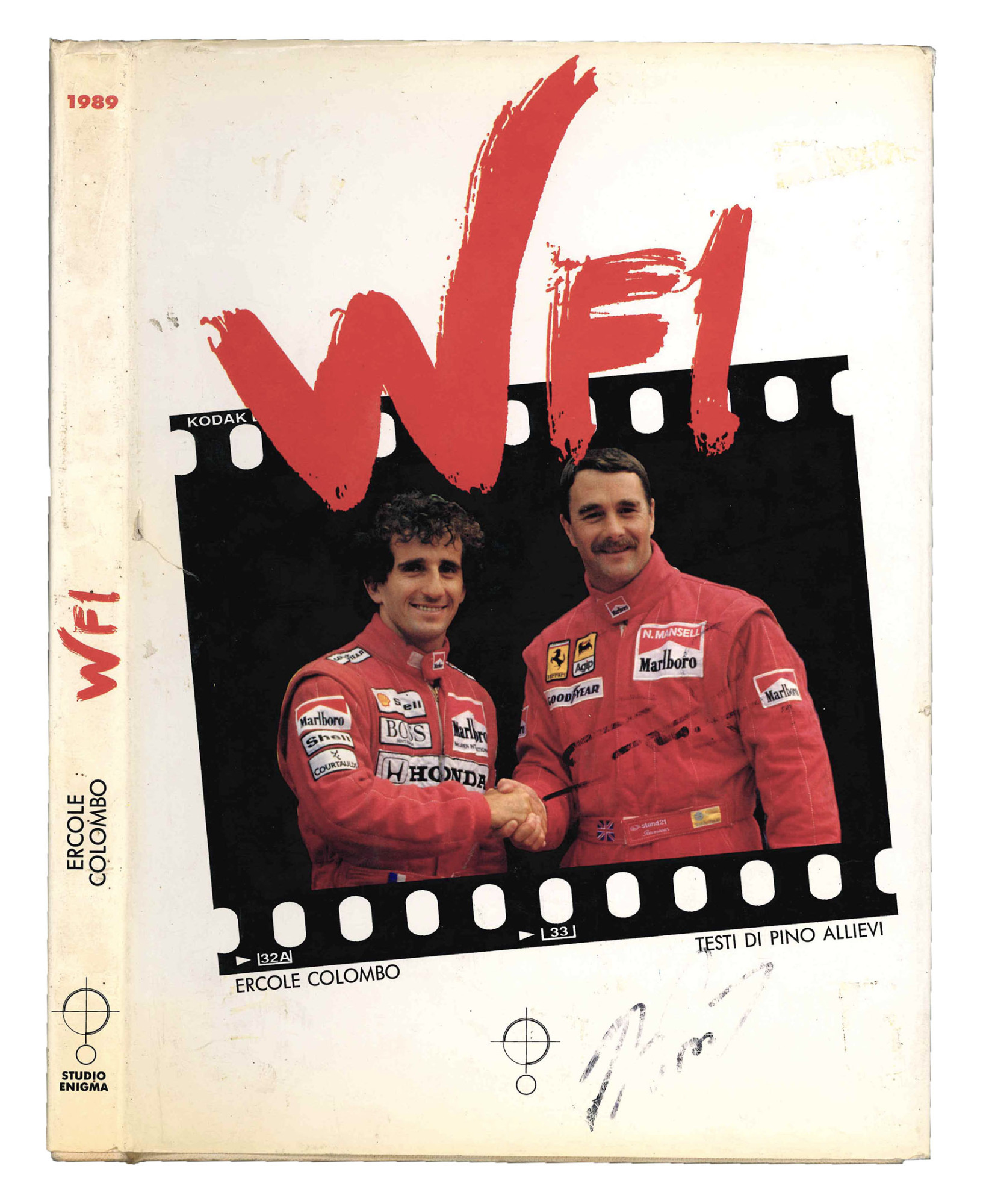 WF1 [copia autografata dai piloti Mansell e Prost].