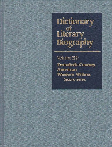 212: Twentieth-Century American Western Writers: Second Series