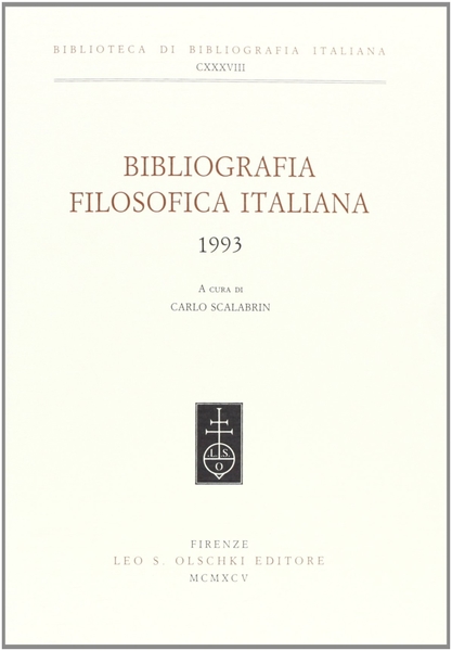Bibliografia Filosofica Italiana (1993)