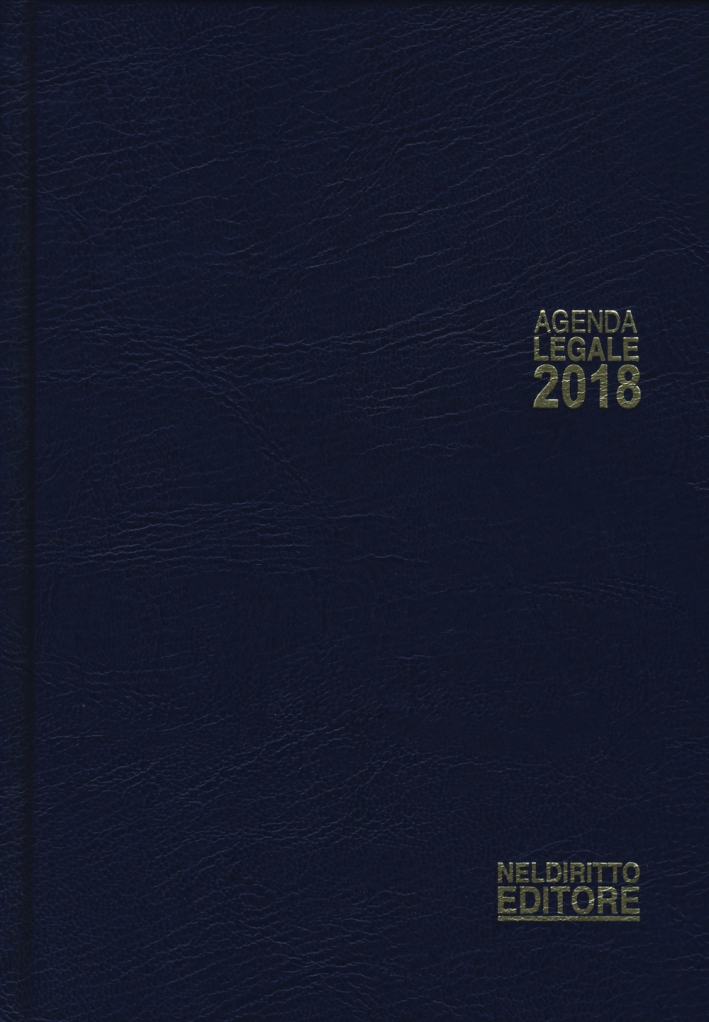Agenda legale 2018. Blu. Ediz. Maior