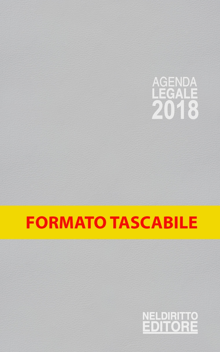 Agenda legale 2018 grigio. Ediz. minore
