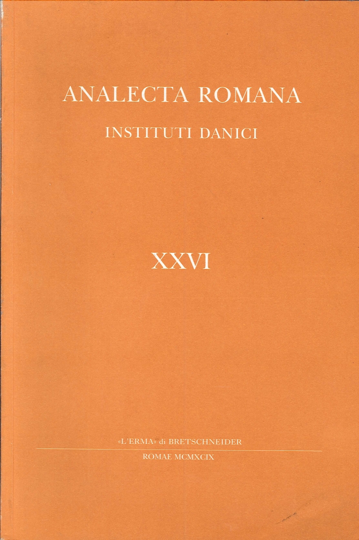 Analecta Romana Instituti Danici. XXVI/1999