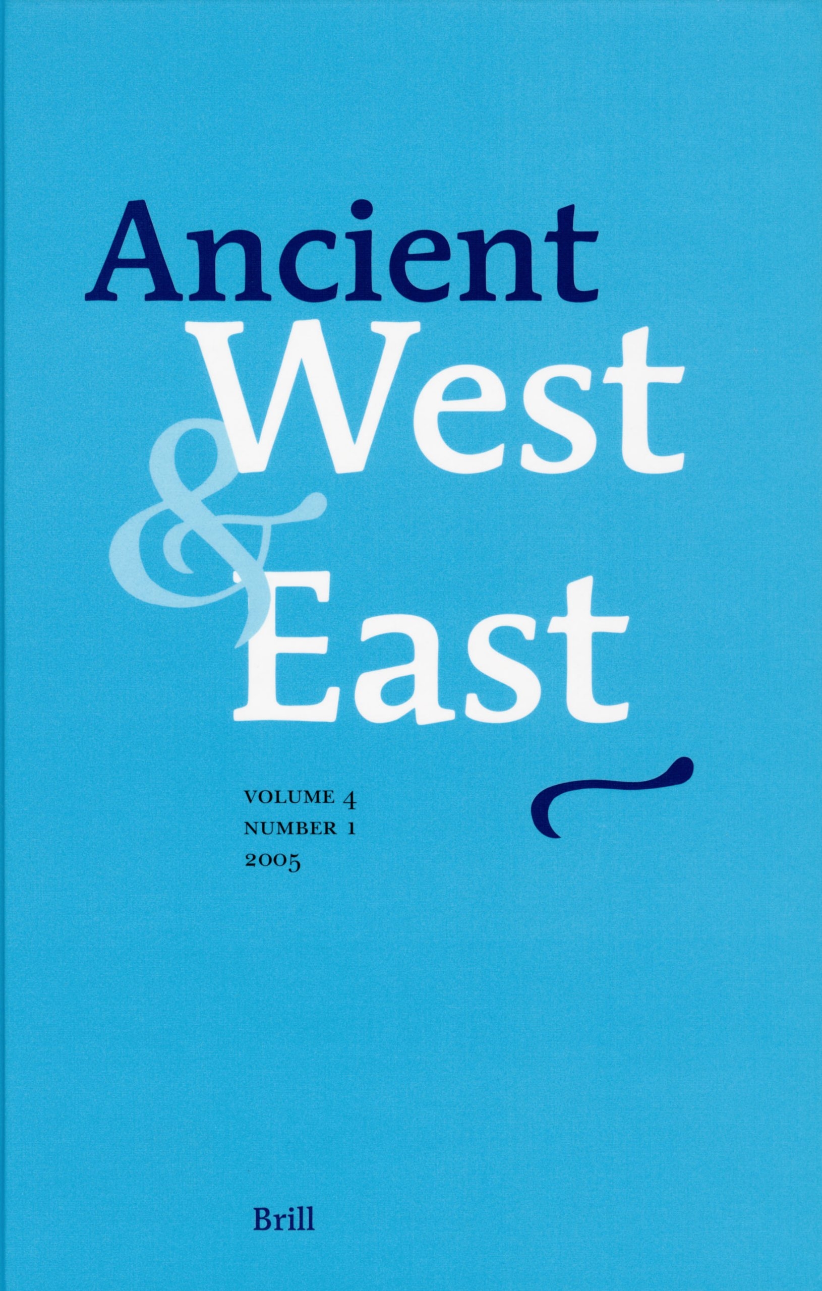 Ancient West & East, No 1: 4