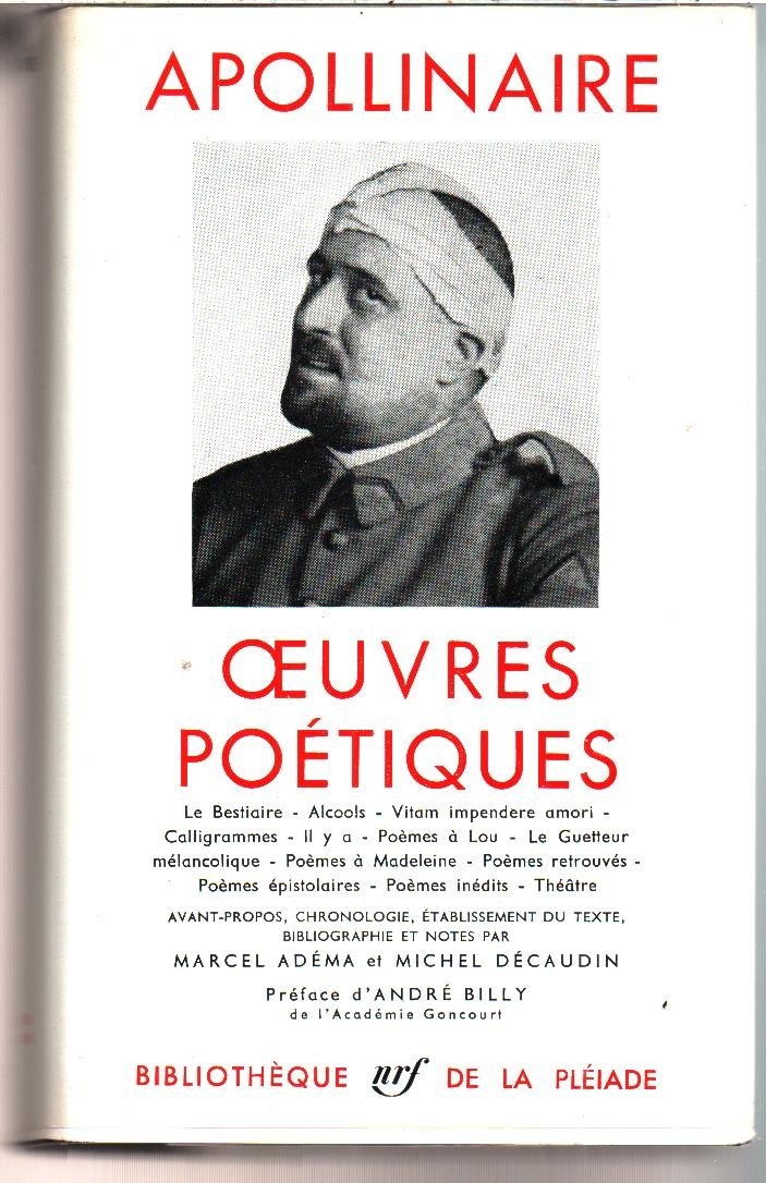Apollinaire. Oeuvres Poetiques