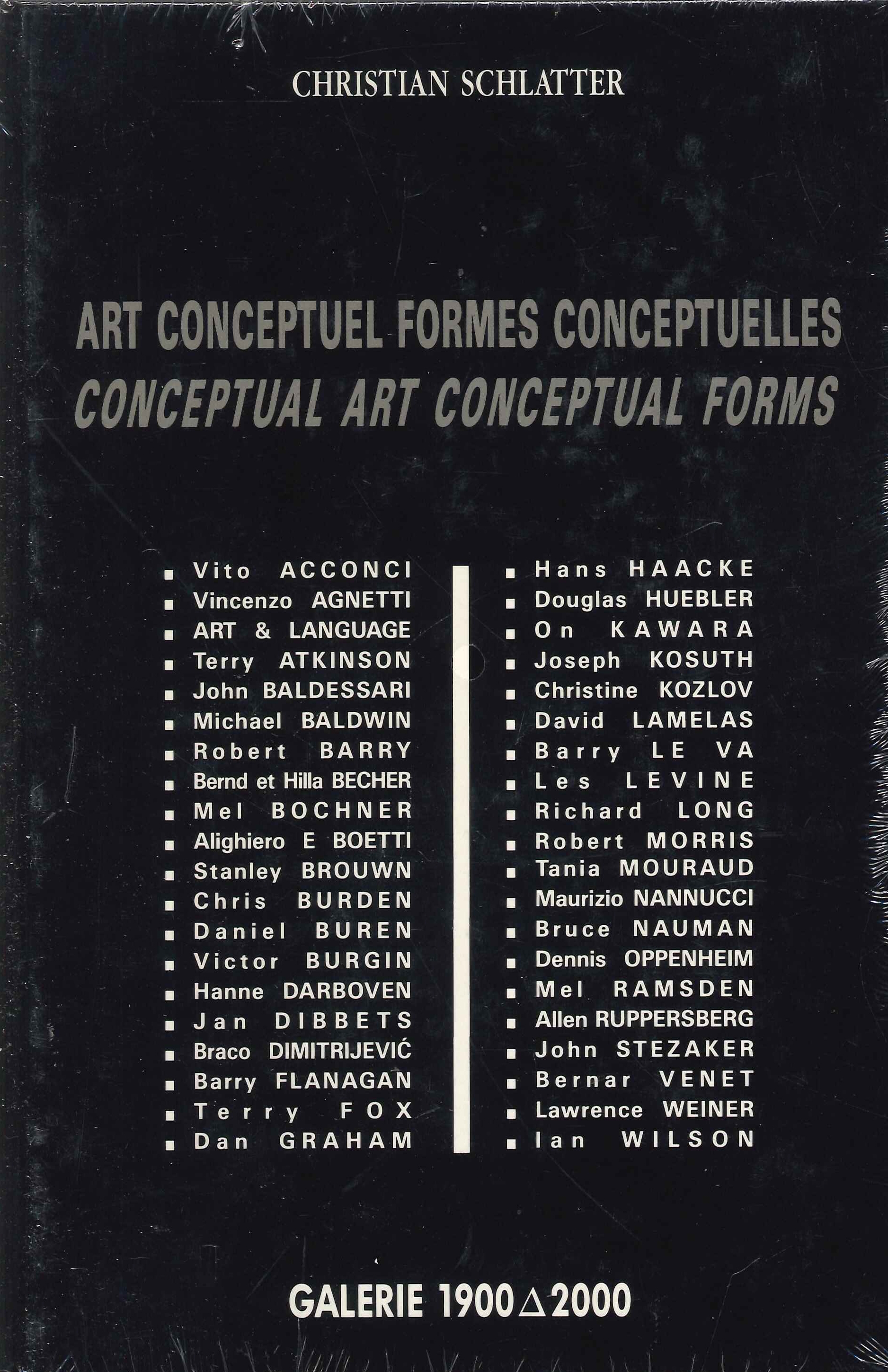 Art Conceptuel Formes Conceptuelles. Conceptural Art Conceptual Forms