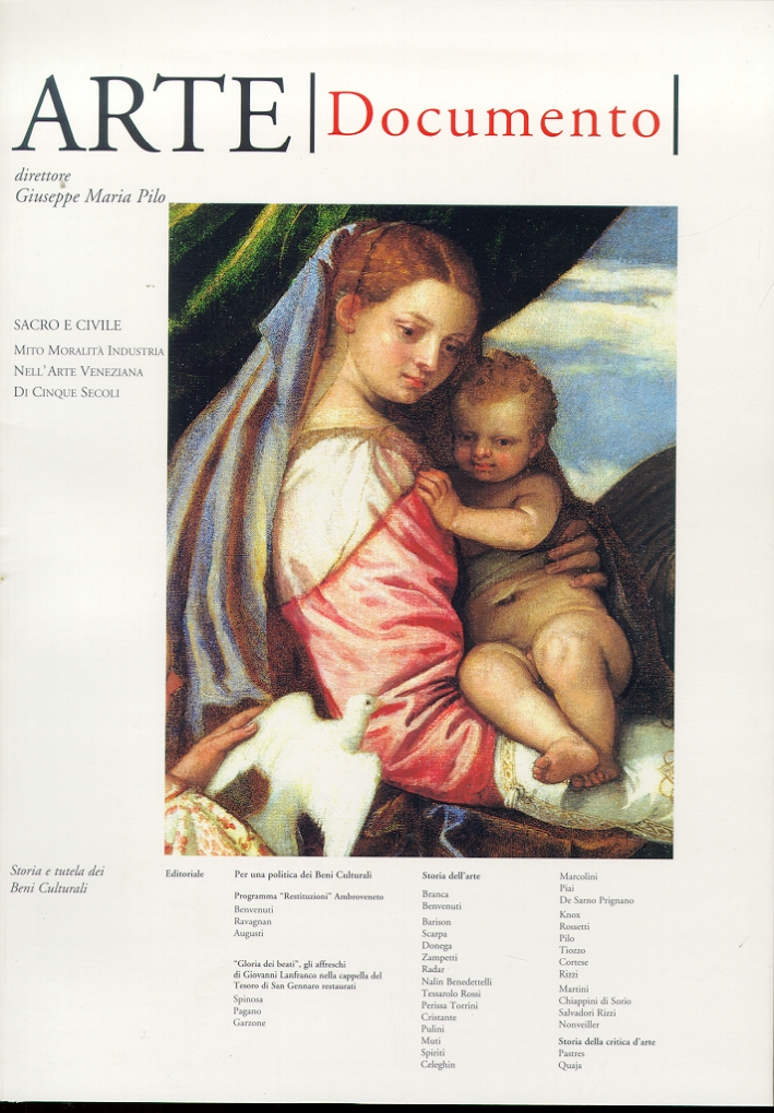 Arte Documento. 11. Rivista e Collezione di Storia e Tutela …