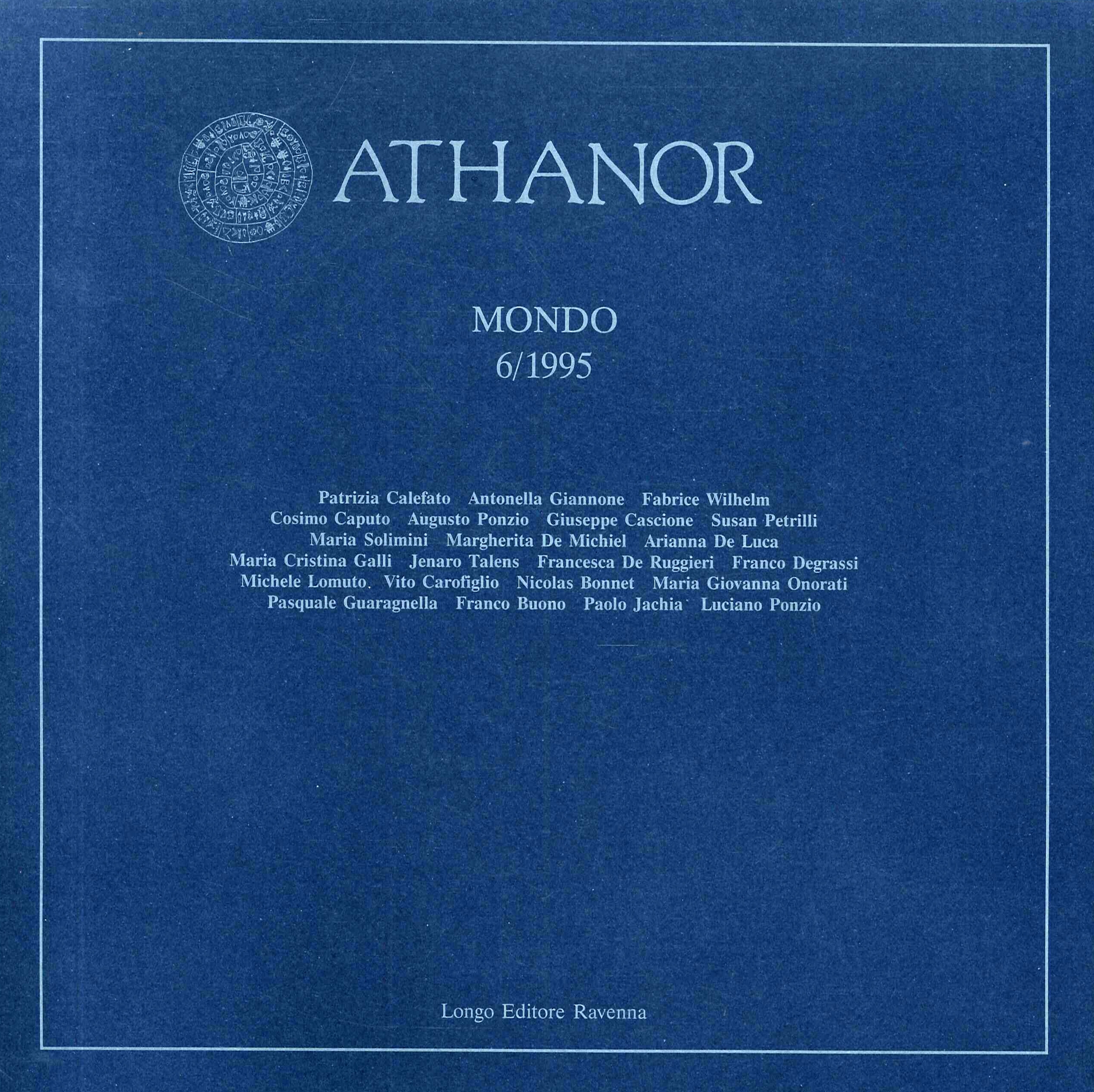 Athanor. 6/1995. Mondo