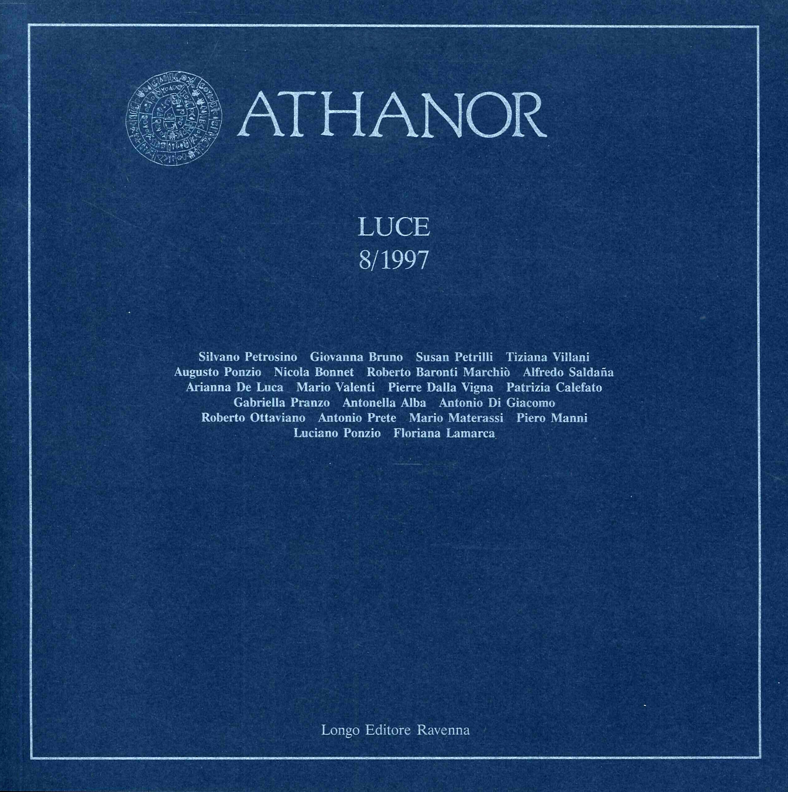Athanor. 8/1997. Luce