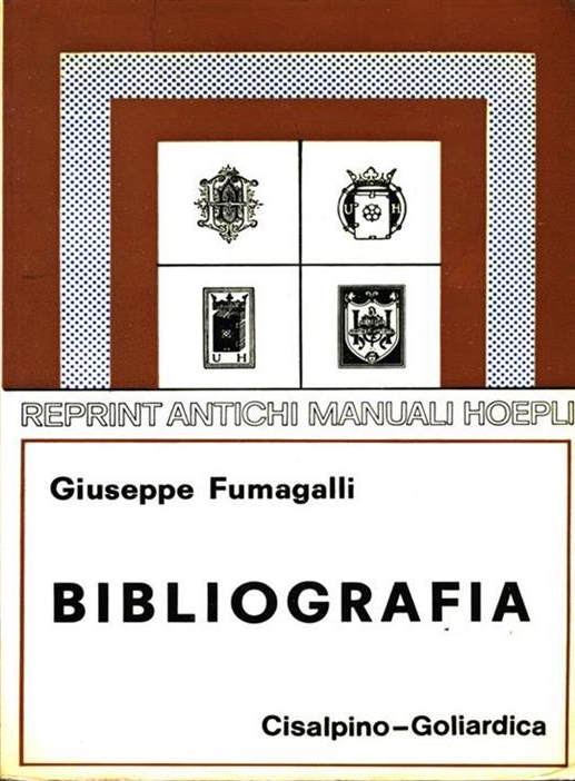 Bibliografia (rist. anast. 1935/4)
