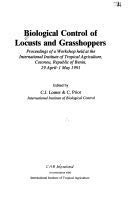Biological Control of Locusts and Grasshoppers: Proceedings of a Workshop …