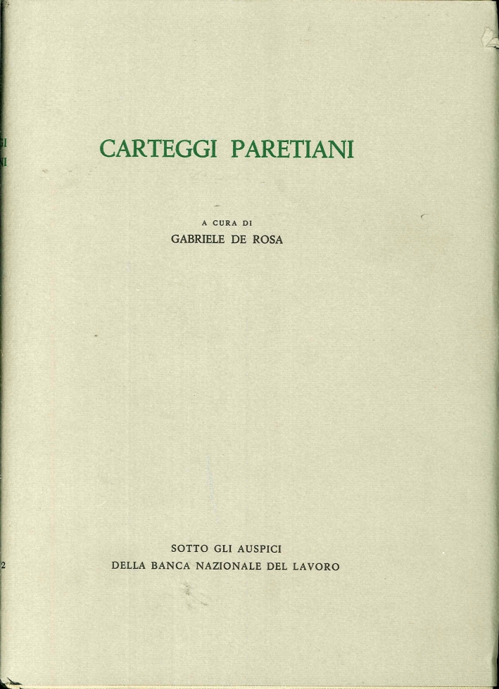 Carteggi Paretiani. 1892-1923