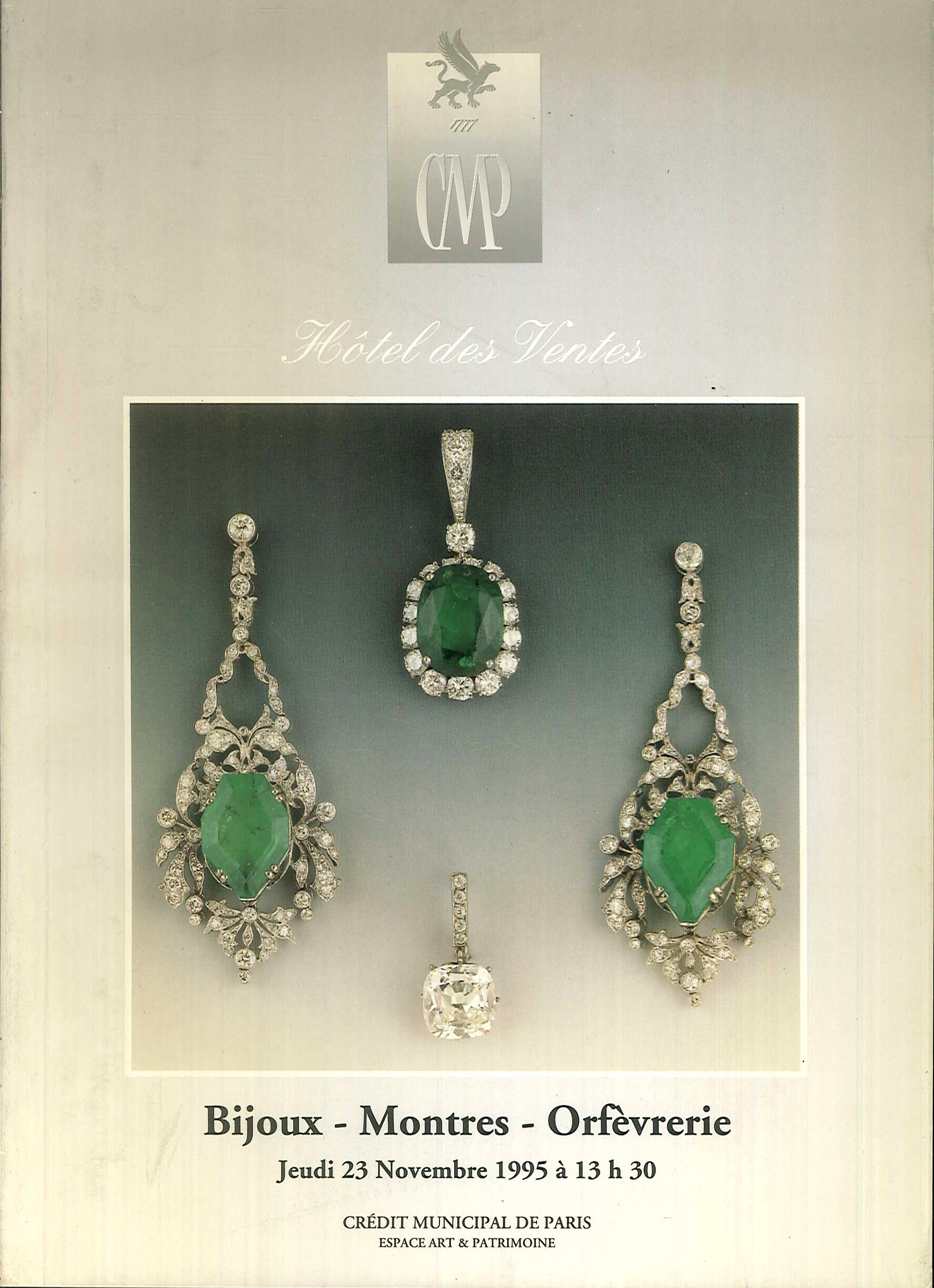 Credit municipal de paris. Bijoux . Montres - orfevrerie. Jeudi …