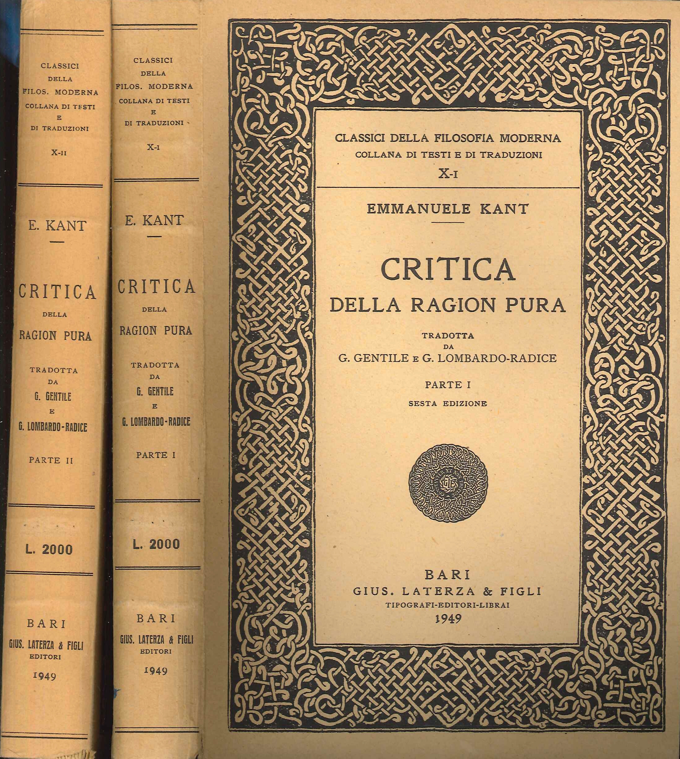 Critica della Ragion Pura