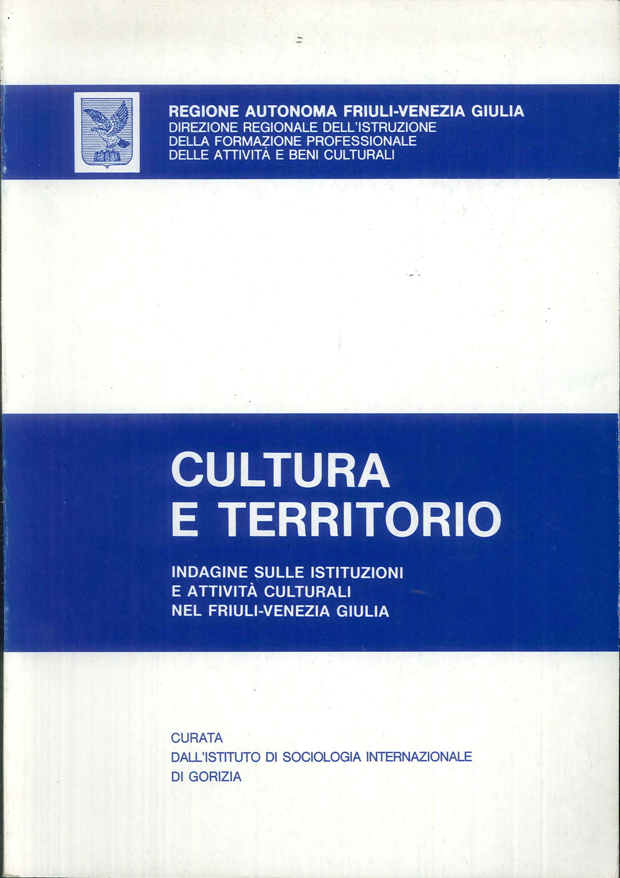 Cultura e territorio : indagine sulle istituzioni e attività culturali …