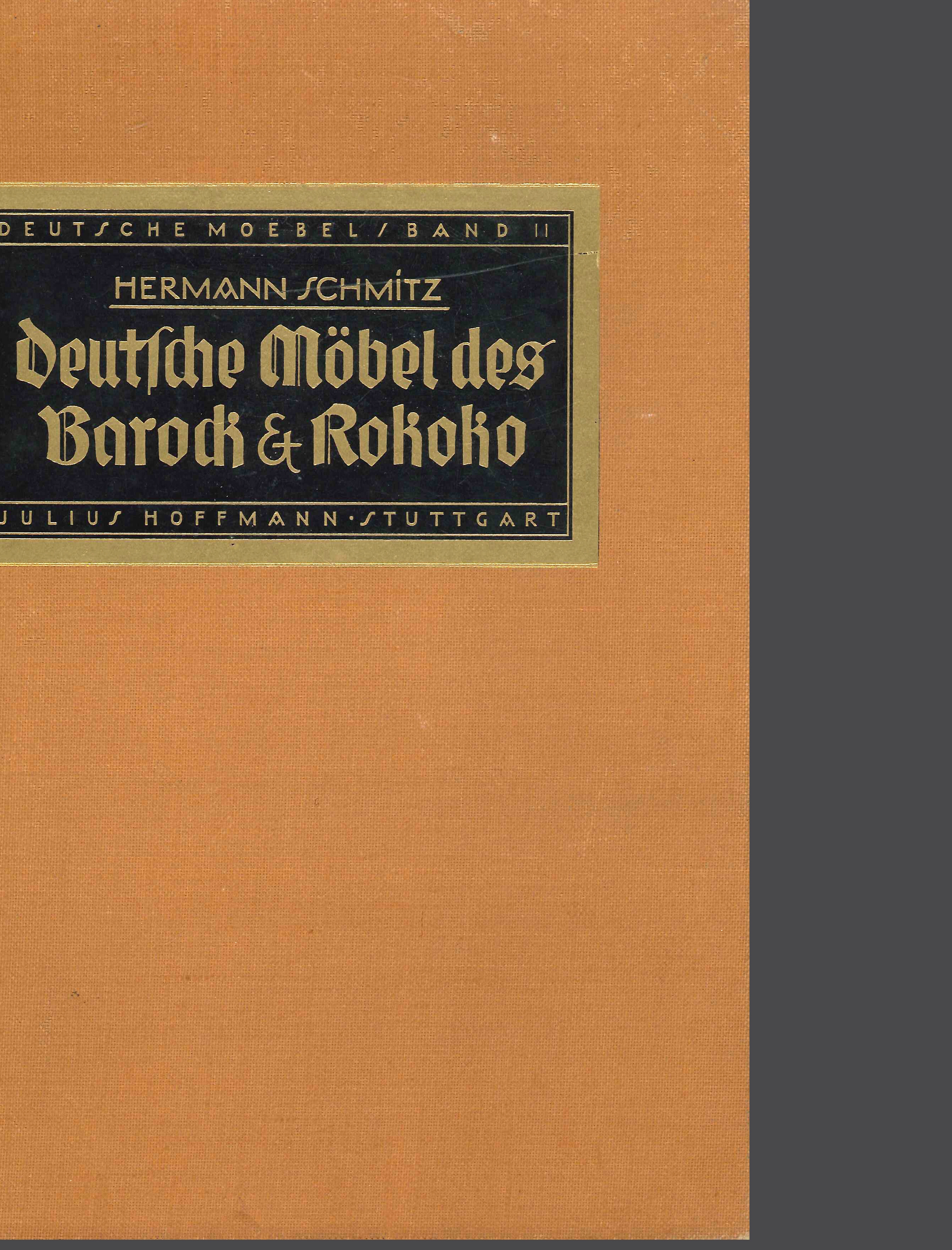 Deutsche Mobel des Barock Und Rokoko. Vom Mittelalter Bis Zum …