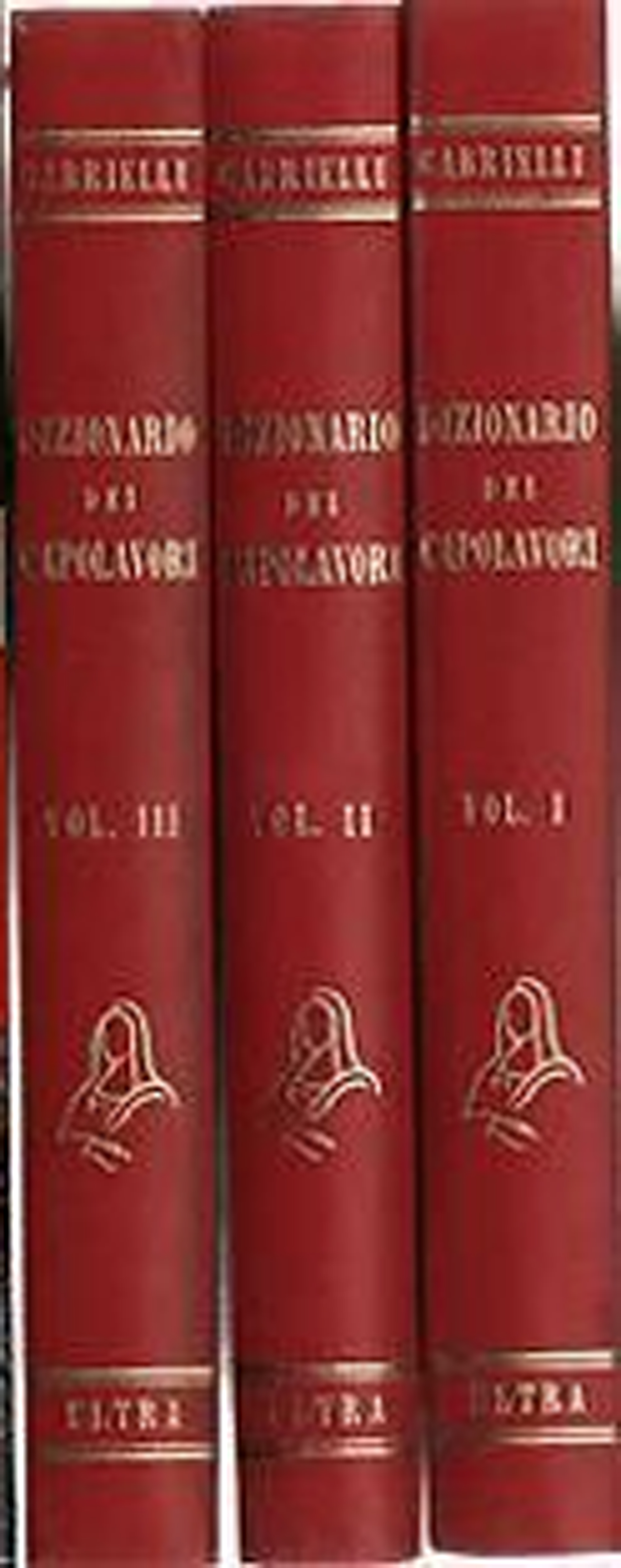 Dizionario dei capolavori. 3 voumi