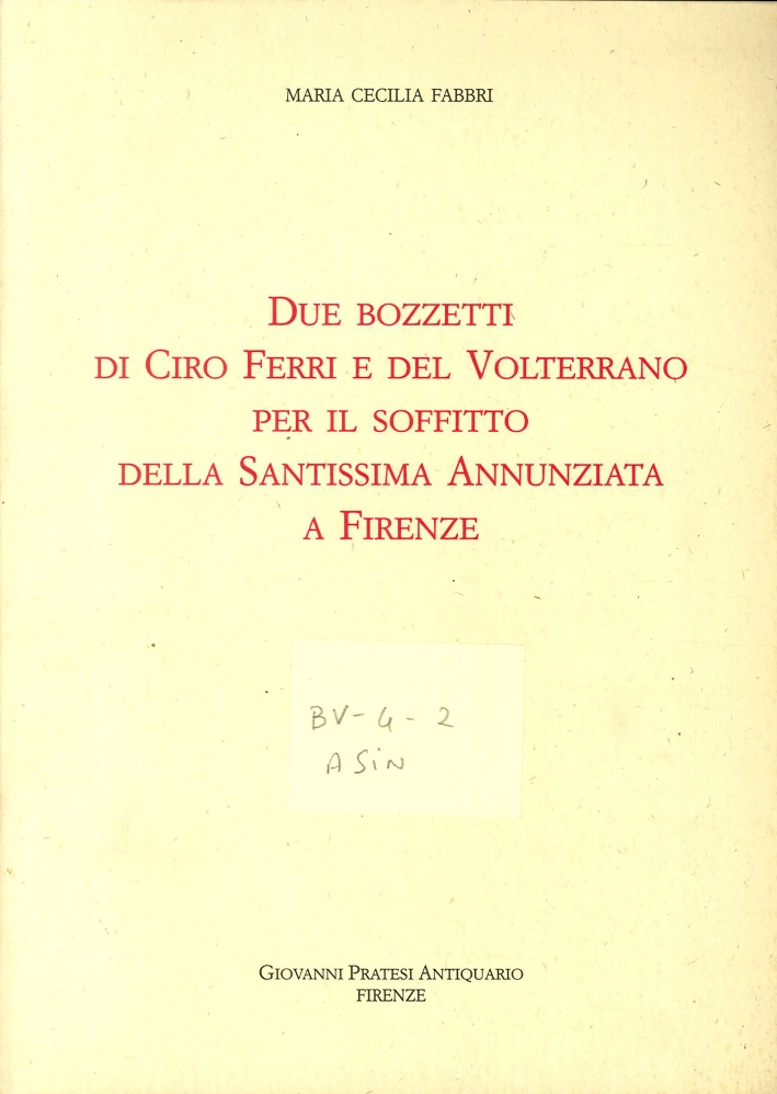Due bozzetti di Ciro Ferri e del Volterrano per il …