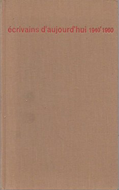 Écrivains d'Aujourd'Hui