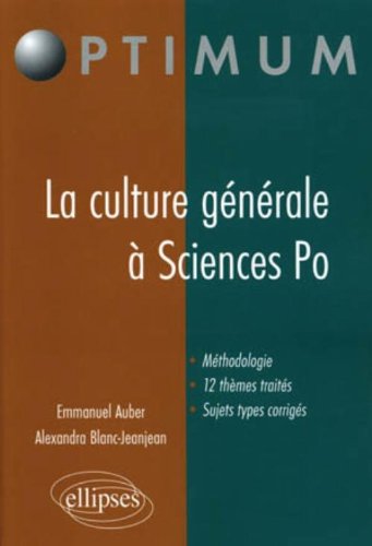 Epreuve Culture Générale À l'Entrée De Sciences Po
