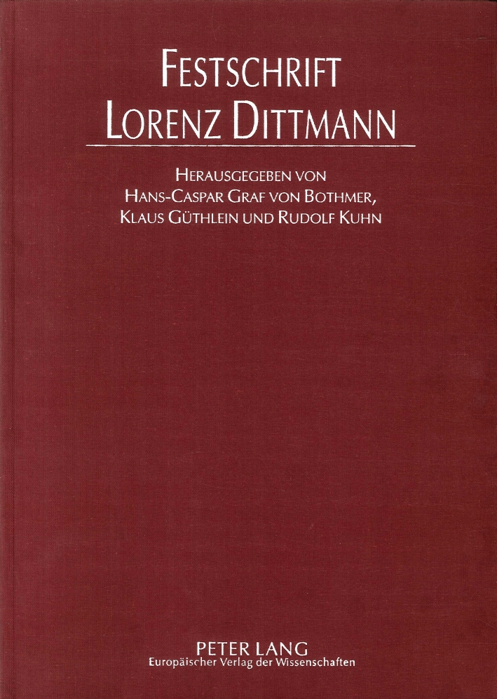 Festschrift Lorenz Dittmann