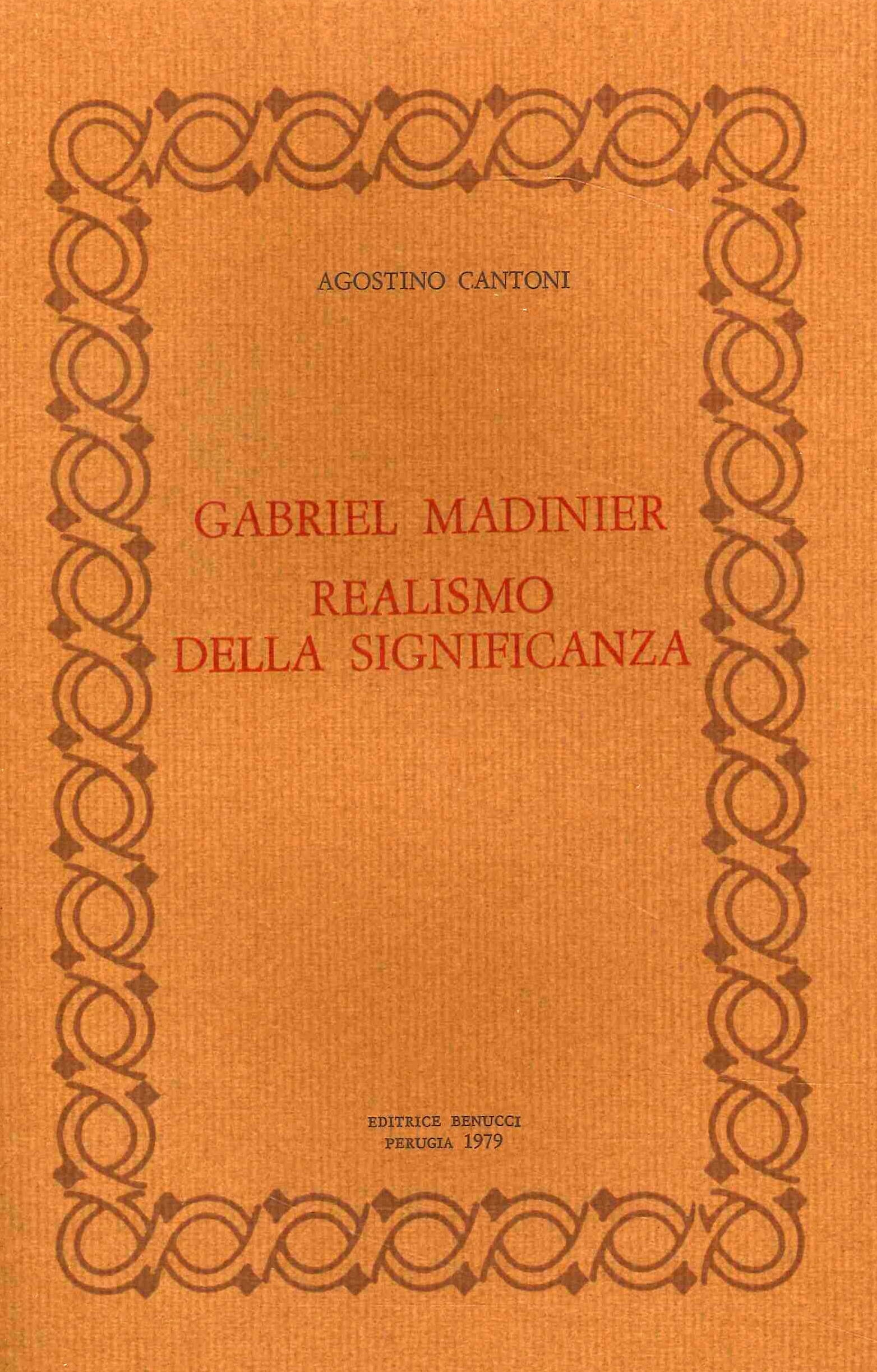 Gabriel Madinier. Realismo della significanza. 12