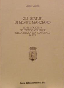 Gli statuti di Monte Marciano ed il codice 36 del …