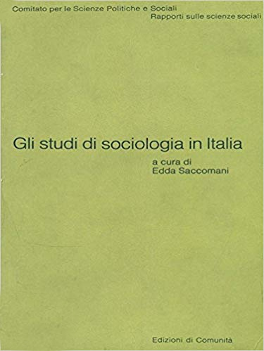 Gli studi di sociologia in italia
